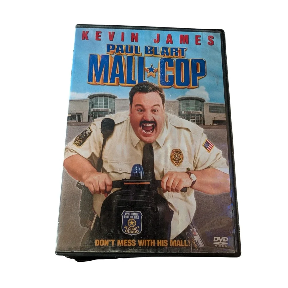 Sony Paul Blart Mall Cop DVD Unisex One Size Black Good Kevin James Comedy